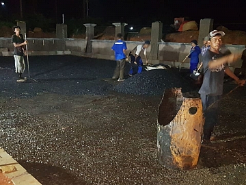 Pekerjaan Aspal Halaman Parkir